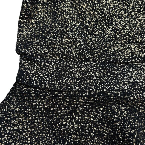 Juicy Couture Toddler Girls Black Gold Sparkle A-Line Dress Short Sleeve Sz 12m - Picture 5 of 10